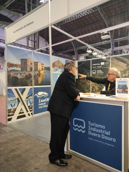 Participación del Concejal de turismo de Zamora en la feria B-Travel de Barcelona con el proyecto Ingenios Duero-Douro